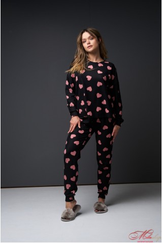 Пижама кофта и штаны из хлопка Marsana 19-017